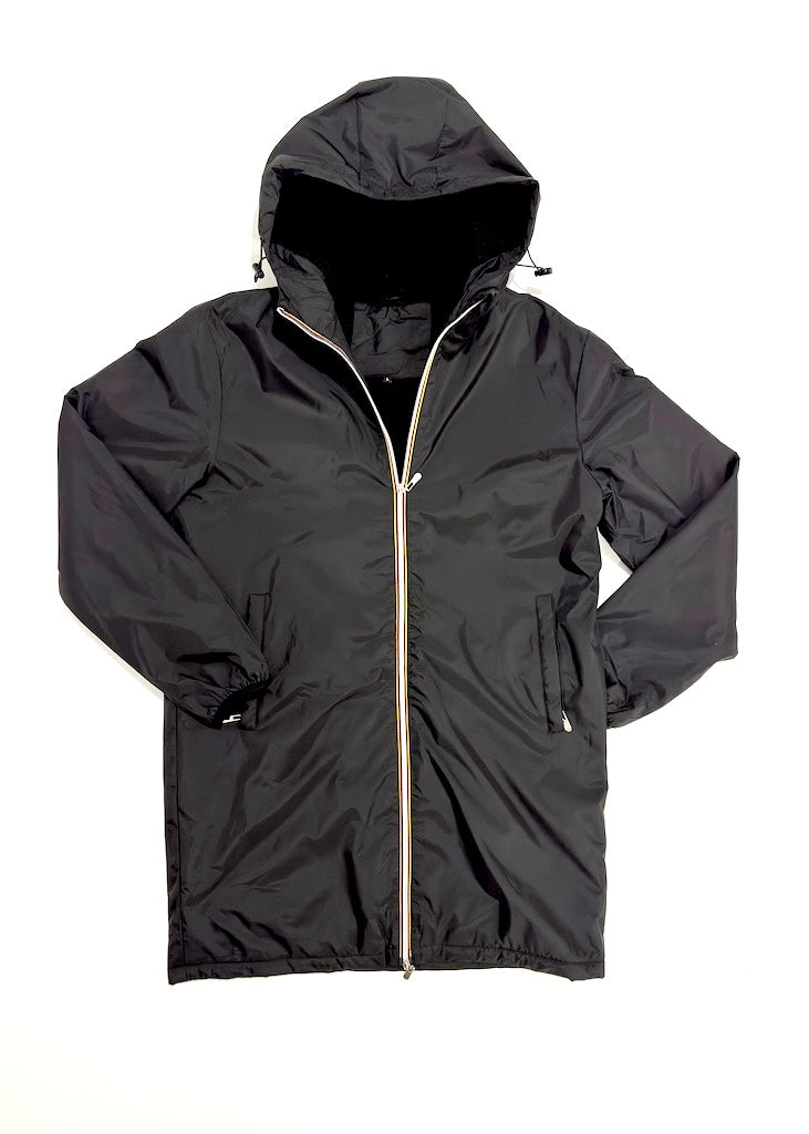 Veste longue à capuche imperméable